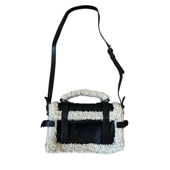 ZARA QUILTED CITY BAG Blogger’s Favourite Leather Sherpa - Picture 7 of 16